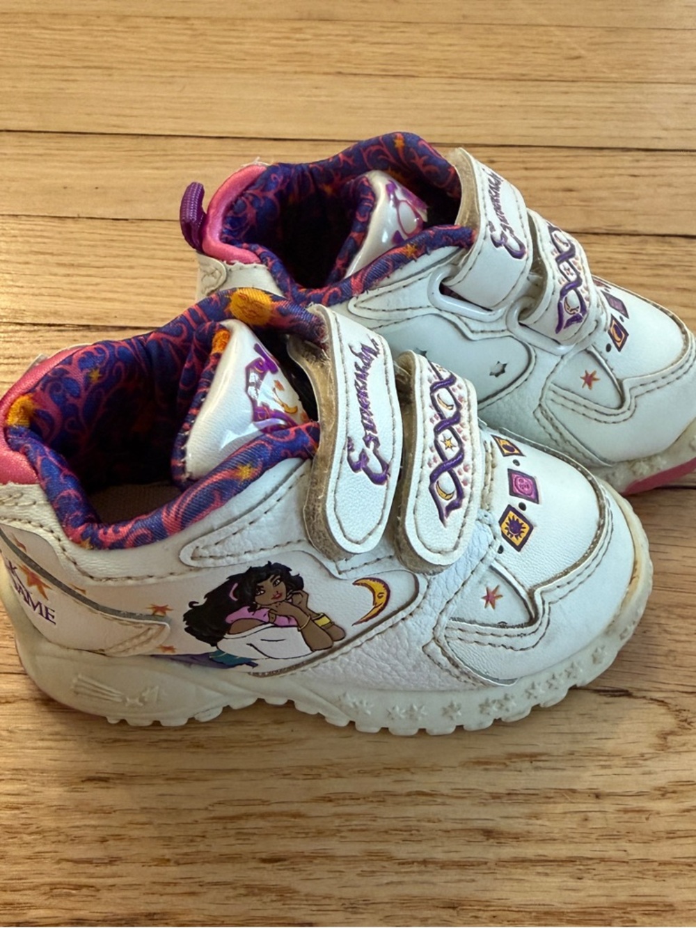 Rare Vintage 90's Disney's Esmeralda Hunchback of Notre Dame Toddler Sneakers